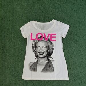Womens Marilyn Monroe Love T Shirt Size XXL